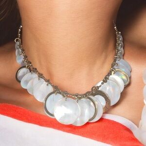 Talbot’s Mother of Pearl Shell Statement Necklace